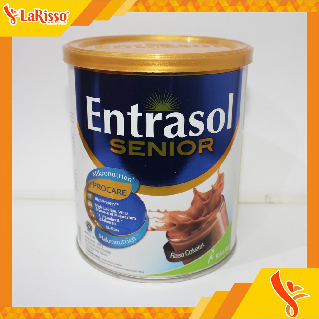 

ENTRASOL SENIOR 400GRAM SUSU BUBUK ALL VARIAN