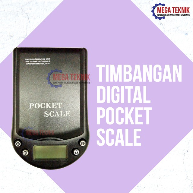 Timbangan Duduk Kecil Mini Poket Pocket Digital Scale Emas 500g