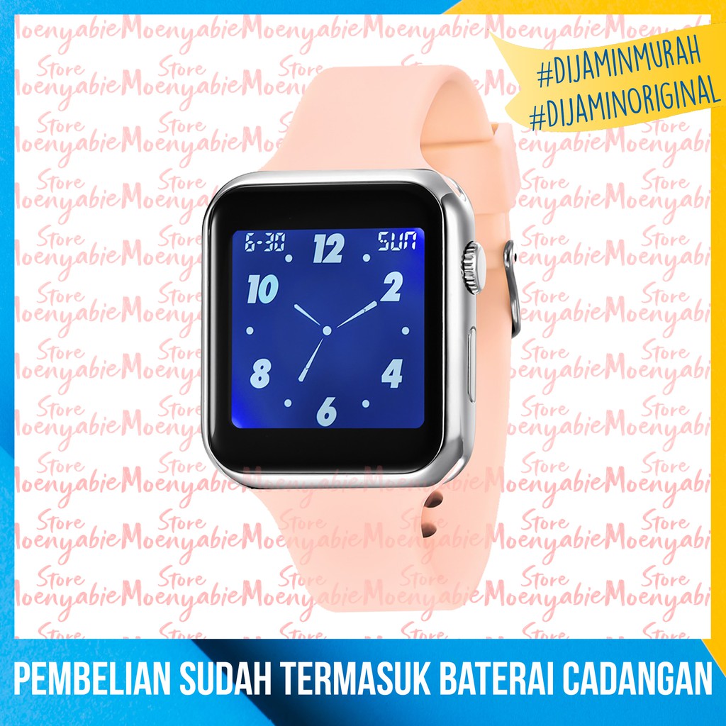 Digitec Wanita DG 3076T / DS 8076T Beige Silver Original Dan Anti Air Jam Tangan Digitec Wanita