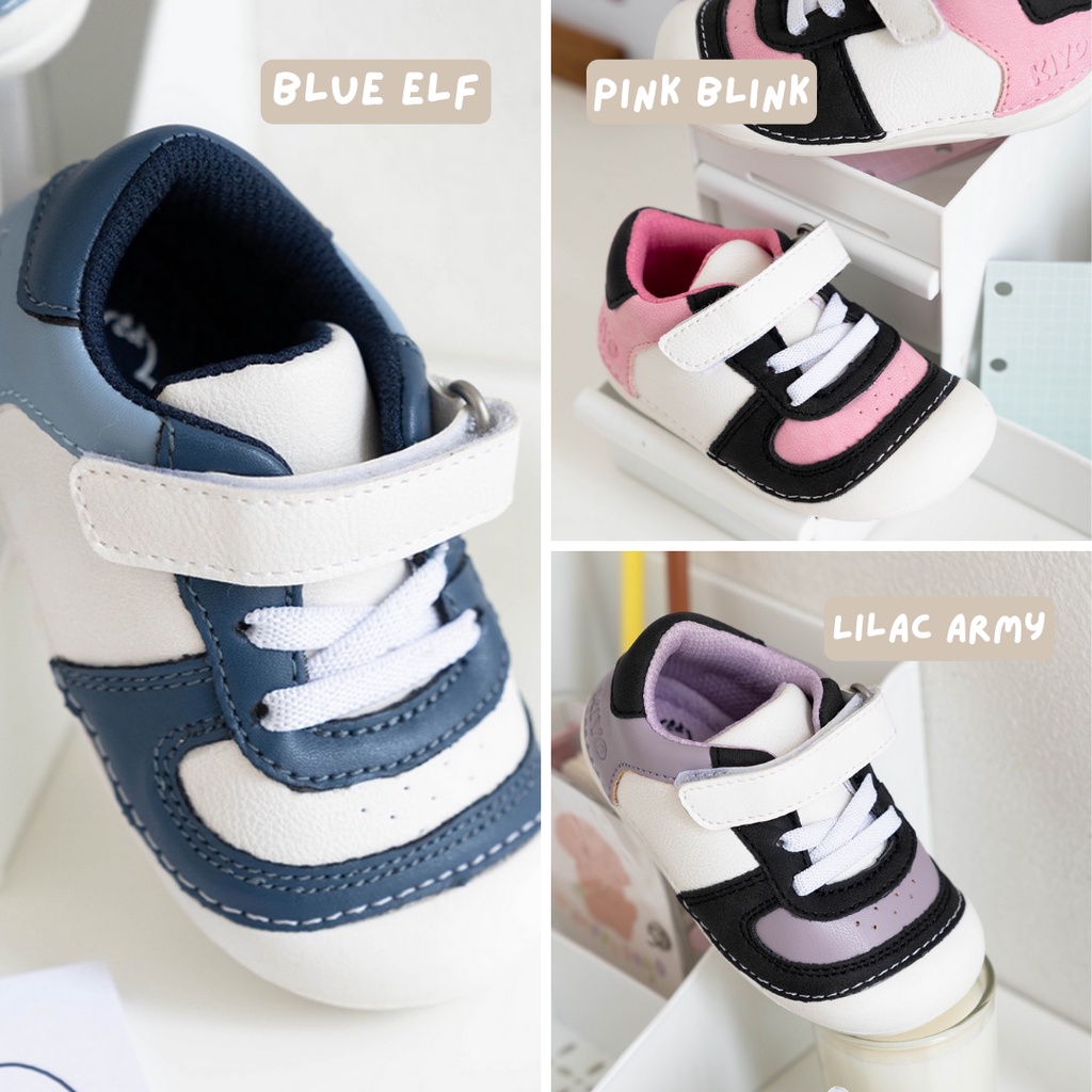 KIYO Ichi Prewalker Shoes - Sepatu Anak Bayi Balita Lucu Boots Keds Sneaker Cowo Cewe Baby Boy Girl