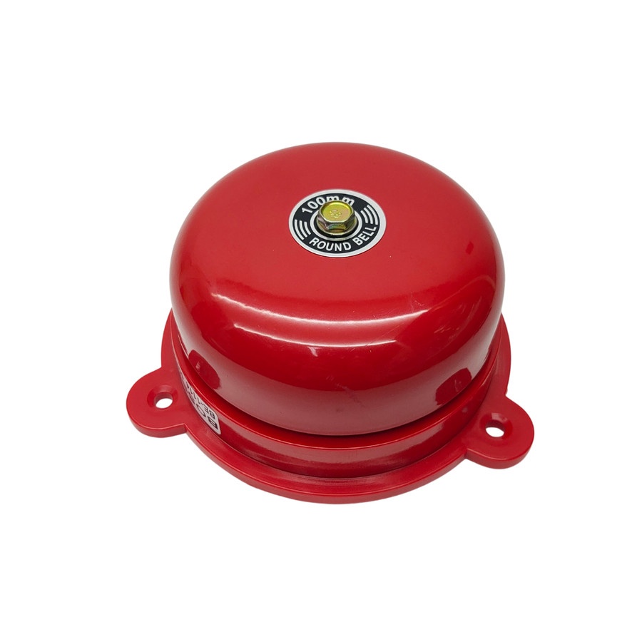 Bel Kring 100mm Bossecom BE1114 Bell Listrik Sekolah Pabrik Fire Alarm Round 220v