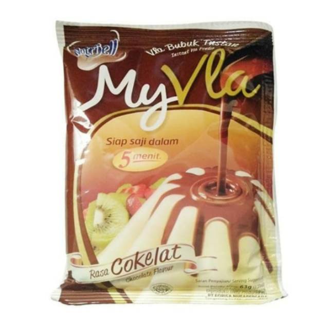 

Nutrijell Vla Bubuk Instan Rasa Cokelat 63gr