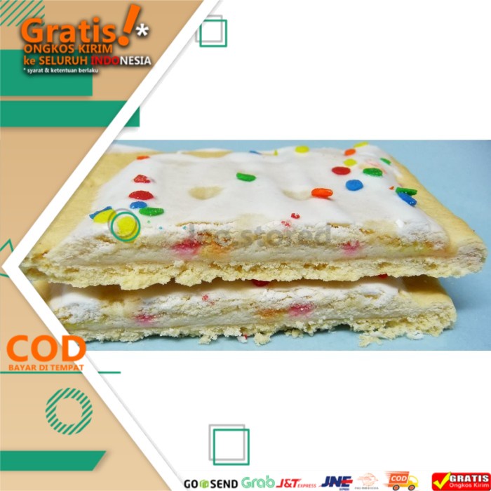 

Pop-Tarts Cup Cake Frosted Confetti Cupcake Snack Pastry Kering Import