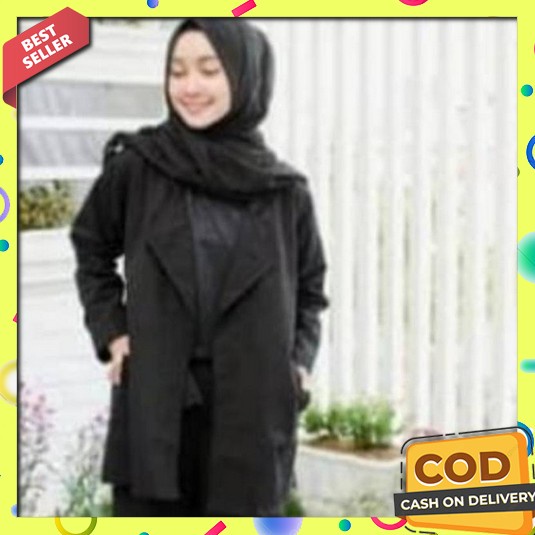 Murah&Laris/Blazer Formal Wanita Kerja/Blazer Formal Kerja Wanita Keki Hanna Blazer / Bahan Baby C