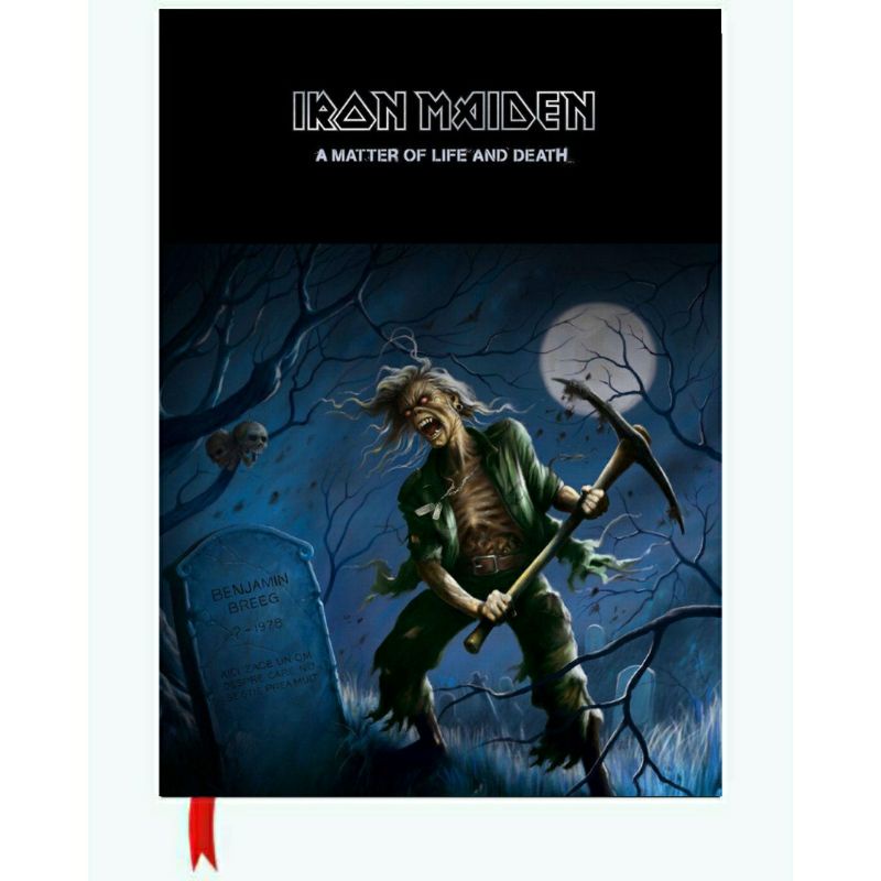 

Hard Cover Book - Book of Rock - Iron Maiden - Buku keren