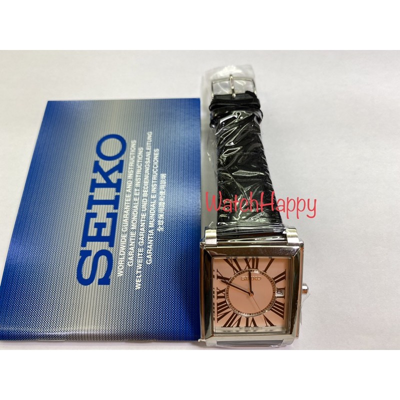 Seiko SGEE13P1 Classic Romance White Dial Leather Band SGEE13 SGEE13P 100% Original Bergaransi Resmi