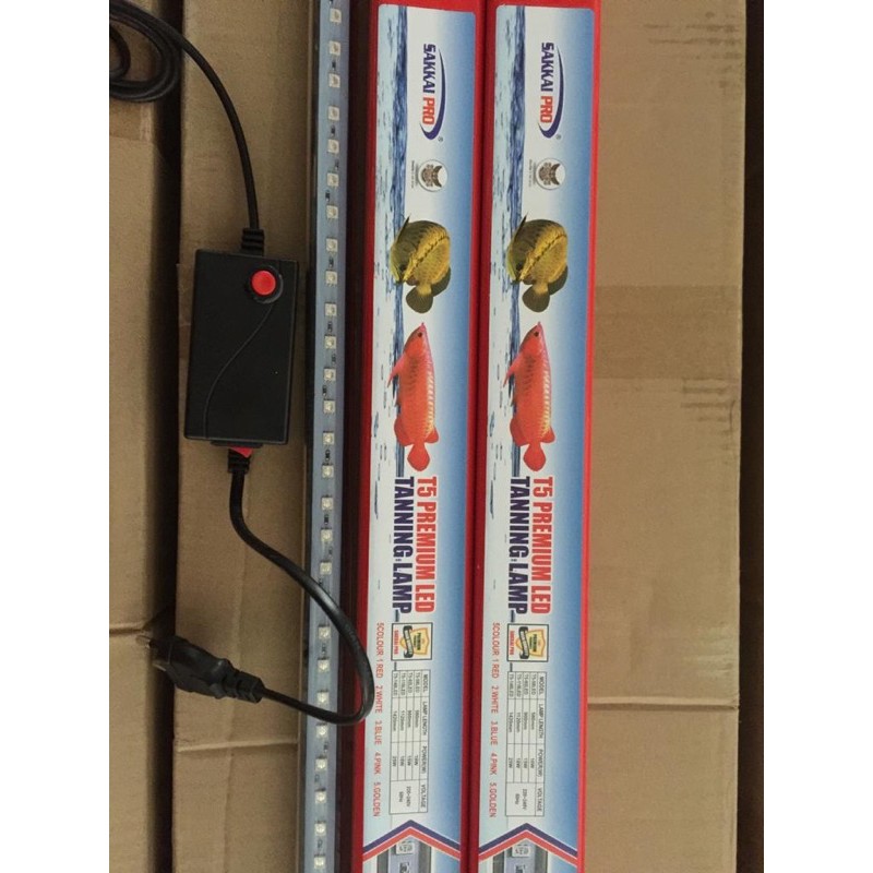 Lampu aquarium aquascape LED TANNING SUPER RED 5 warna T5 118 SAKKAI PRO