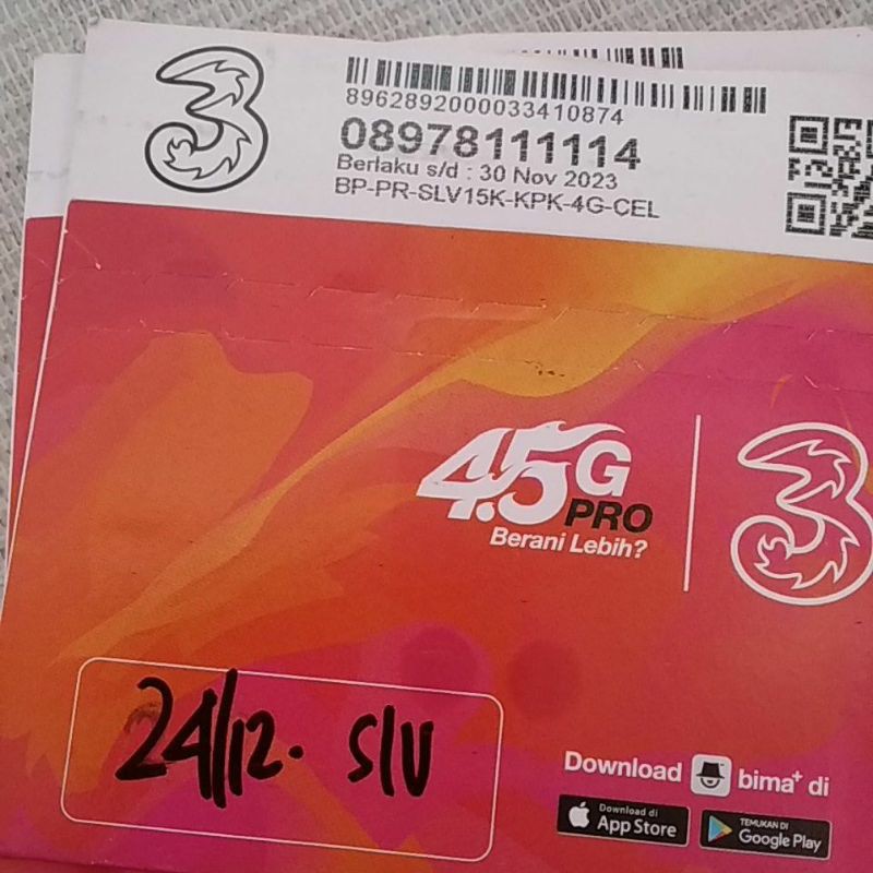 Nomer Tri 11 digit Cantik