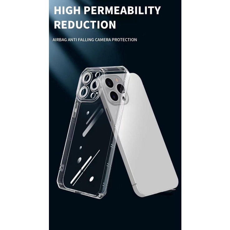 Case Airbag Clear Case XIAOMI REDMI 9 9A 9C 9T 10 10A 10C 12C 2023 Four Sided Transparan Space Military Drop