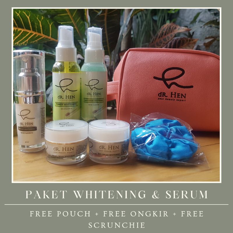Paket dR.Hen whitening + serum (DR HEN SKINCARE JOGJA)