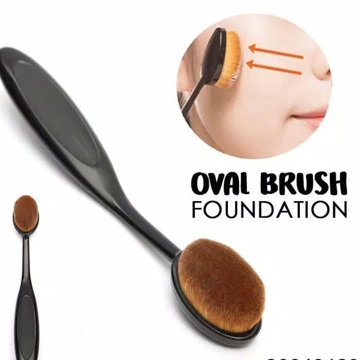 Trend-OVAL BRUSH FOUNDATION KUAS BLUSH ON MAKE UP