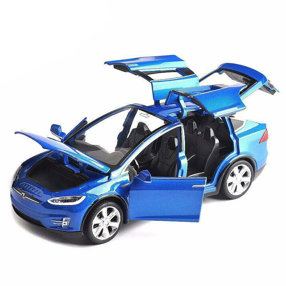 High Simulation 1:32 Tesla MODEL X 90 Alloy Car Model Diecasts Toy ...