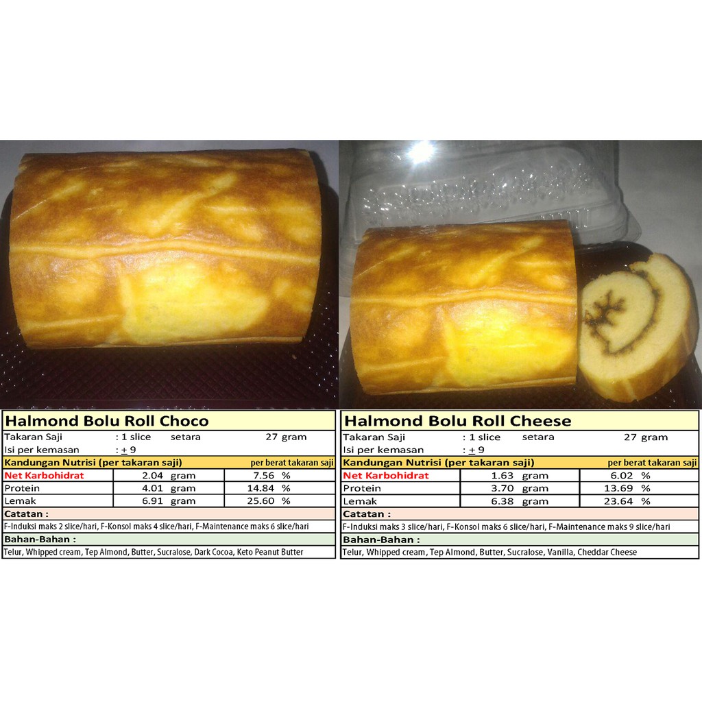 

Halmond Bolu Roll - Bolu Gulung Keto