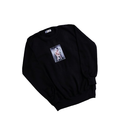 Jaket Sweater Crewneck YUSE SERIES – Black Edition Fashion Trendy Casual Pria Good Brand Quality Stylish