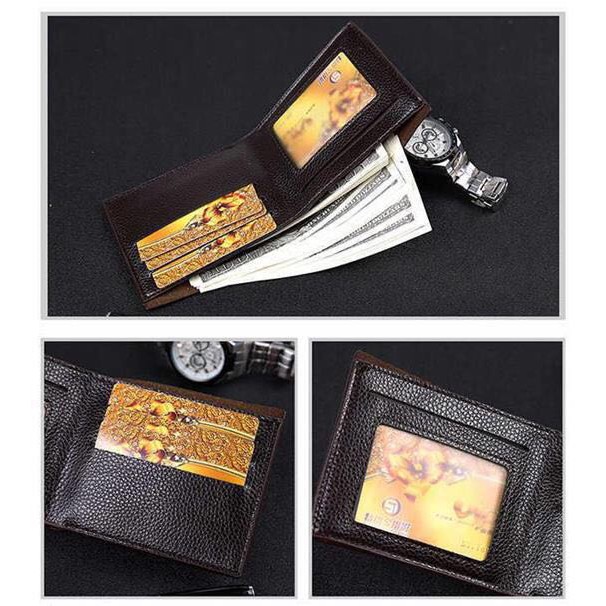 Dompet Hadiah Pria Men JEEP Wallet Short Card Holder