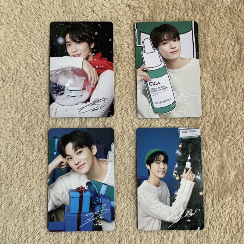 JAEHYUN TAEYONG MARK DOYOUNG NCT127 X Nature Republic Photocard PC Cica Wonderland