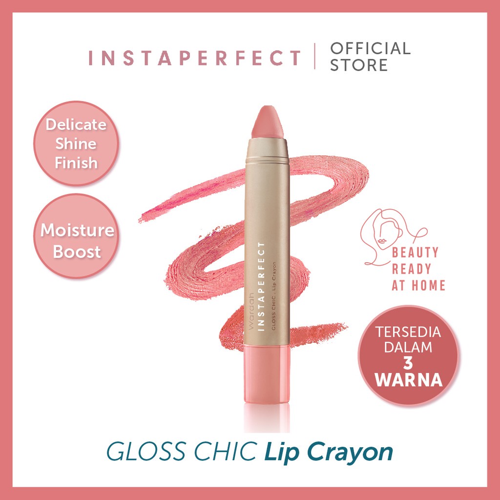 Wardah Instaperfect GLOSS CHIC Lip Crayon 2.7 g - Lipstick Gloss