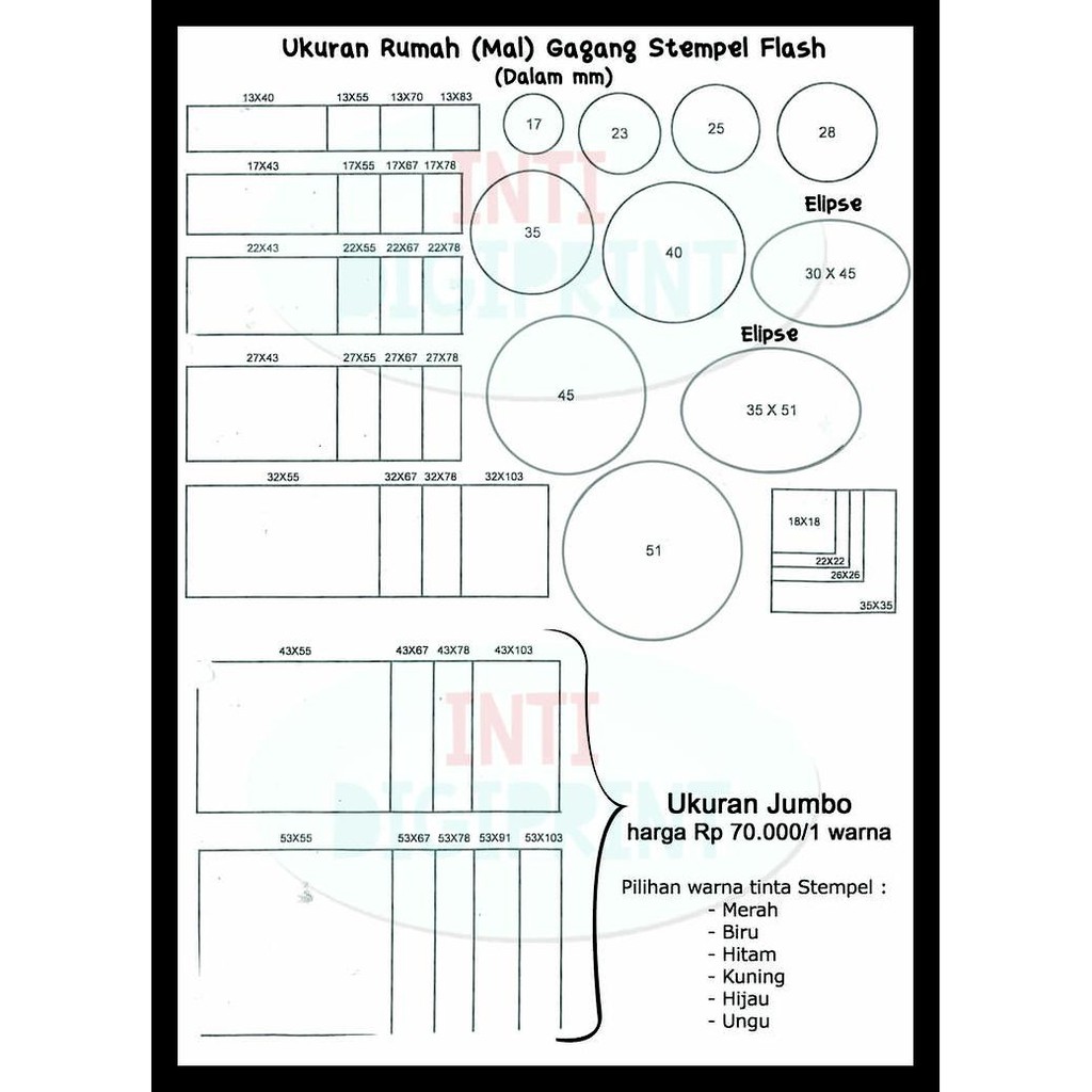 Hot Product Stempel - Custom Stampel - Tanpa Bantalan&Bisa Refill Tinta Terbaru
