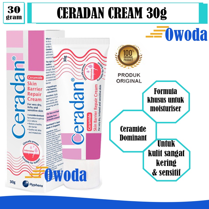 Ceradan Skin Barrier Cream 30gr dan  80gr - Ceradan Cream
