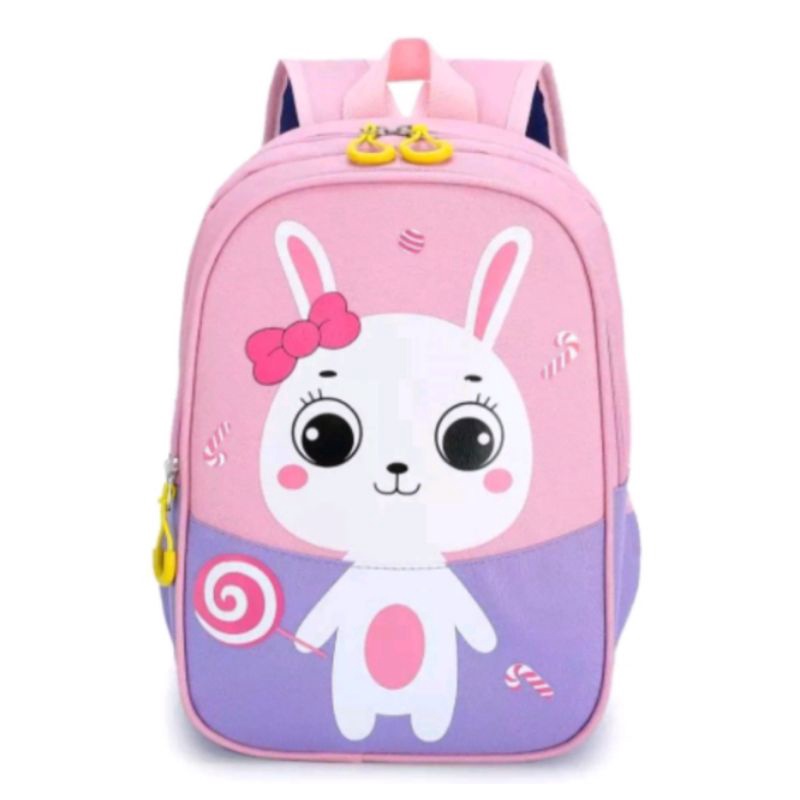 DAEYBAG-TAS RANSEL ANAK MOTIV RABBIT PERMEN TERBARU MASA KINI