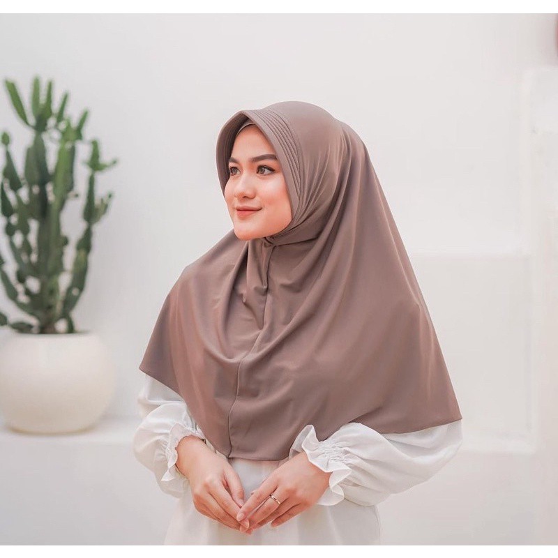 BERGO HAMIDAH MENUTUP DADA / DAILY HIJAB PET ANTEM JERSEY PREMIUM 100% ORIGINAL-4