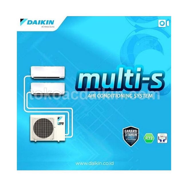 AC DAIKIN INVERTER Multy split 1pk+1pk