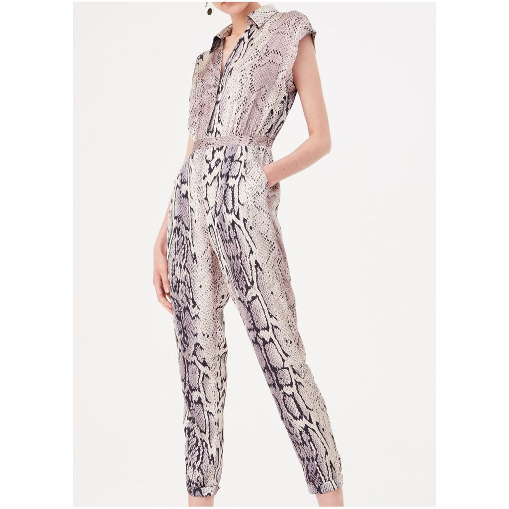 OVS Satin-Effect Jumpsuit with Animal Print - Pakaian Wanita - 507558 - Agogeo