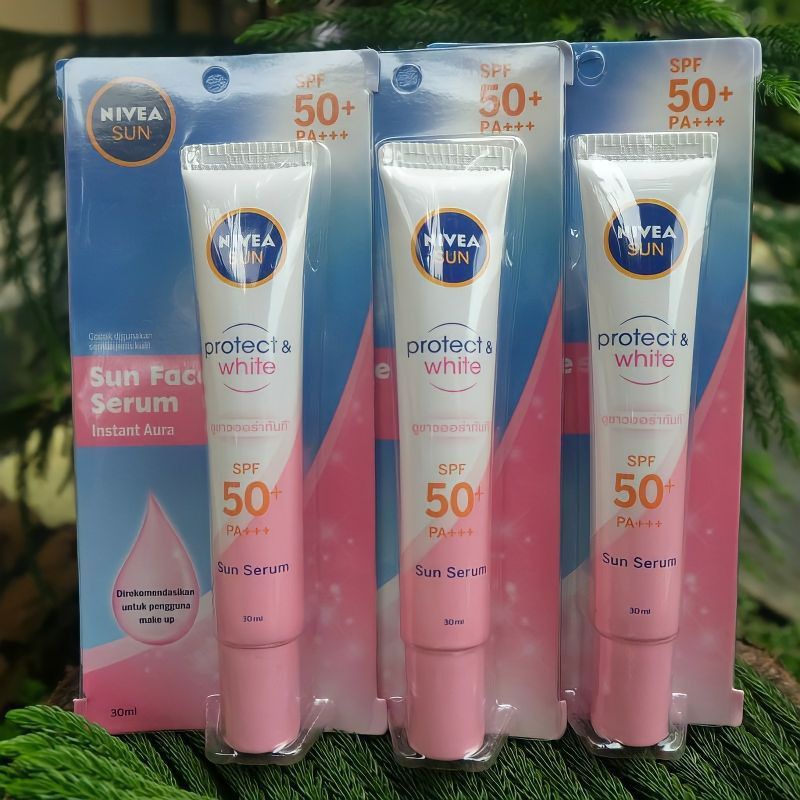 ✿ELYSABETHME✿ 𝓷𝓲𝓿𝓮𝓪 Nivea sun serum spf50++ sunscreen sunblock pelindung matahari anti UVA UVB tidak white cast