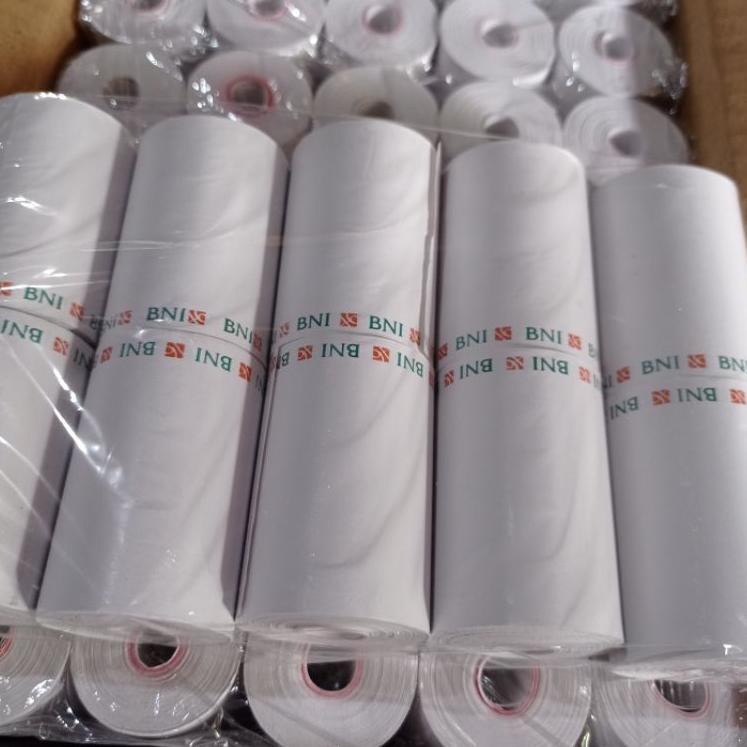 

(qrrr -78) READY!! KERTAS THERMAL Logo BNI 57 atau 58 Printer EDC Bluetoooth LINK, DLL 806PUQY
