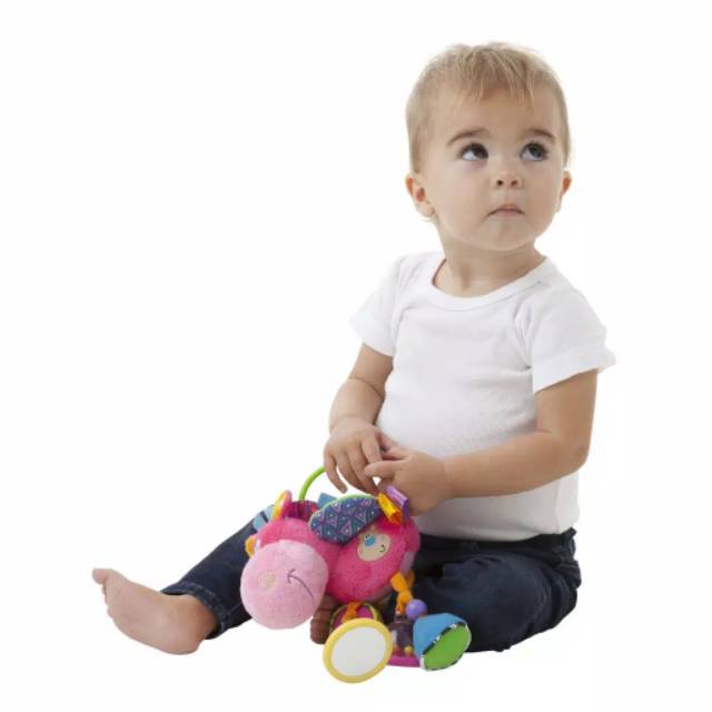 Playgro - Clopette Activity Rattle Toy BLUE &amp; PINK