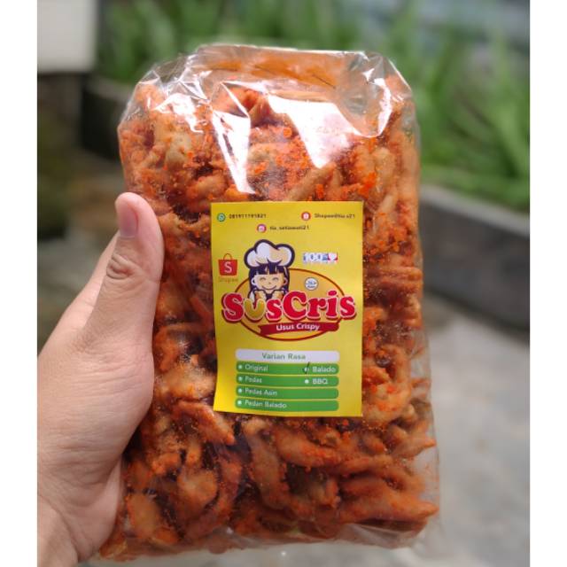 

USUS CRISPY / KERIPIK USUS HOME MADE 1/4 kg (250 gr)
