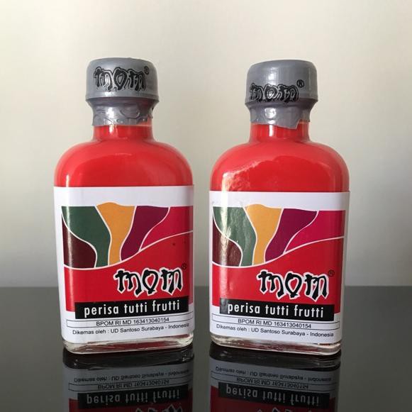 

Termurah Perisa / Essence “MOM” 40ML rasa TUTTI FRUTTI untuk ES / Minuman / KUE dll