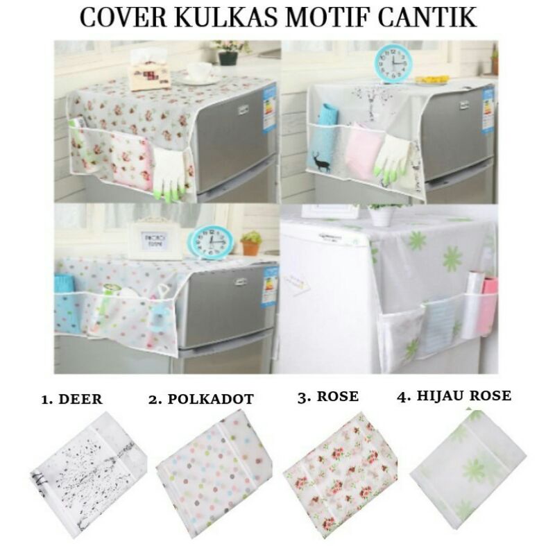 Tutup kulkas anti air/cover kulkas