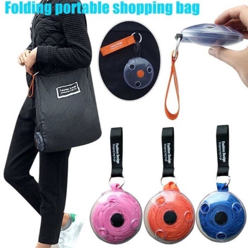 SHOPPING BAG ROLL UP/TAS KANTONG BELANJA GULUNG SIMPLE