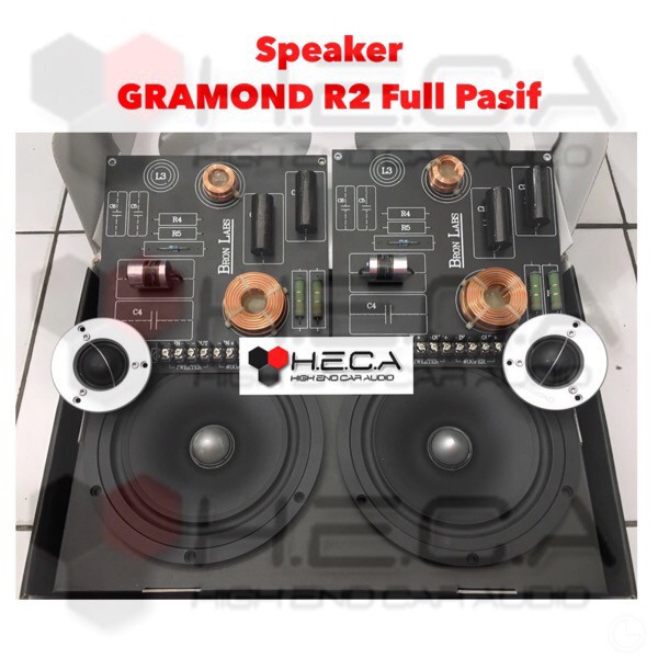 Speaker Split Pasif 2 Way GRAMOND R2 Best Quality