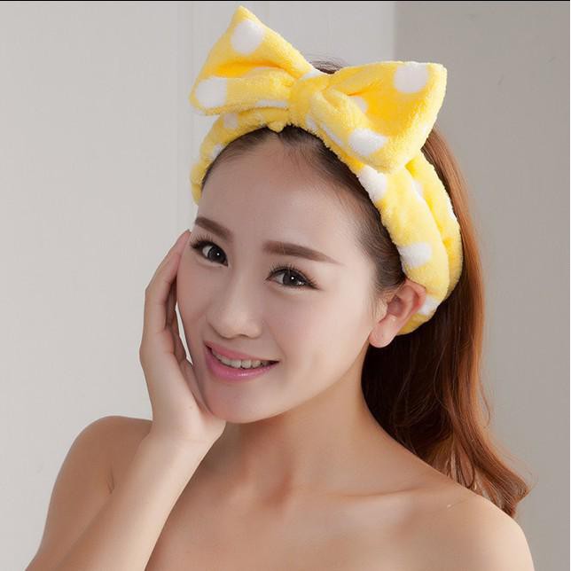 Bando Bandana  Rambut Motif Pita Bando Rambut Mandi Gaya Korea  Bandana Masker Wanita  BANDO3 CAHAYA