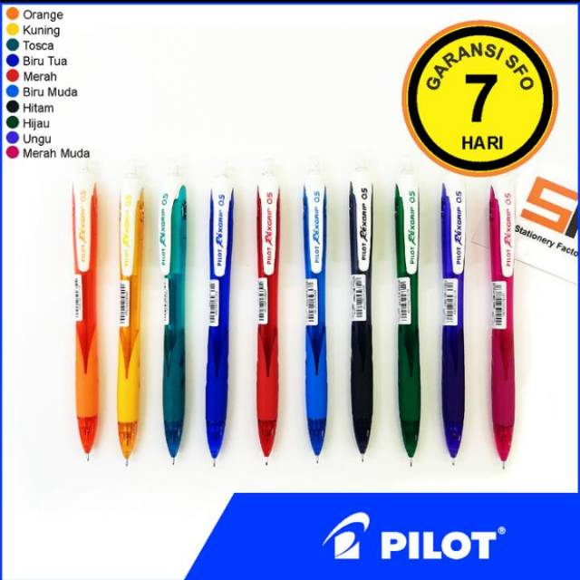 

Pensil mekanik pilot rexgrip 0,5mm