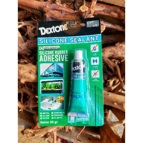 

LEM KACA SILICONE SEALANT DEXTON 30 GRAM BERKUAKITAS LEM SERBAGUNA