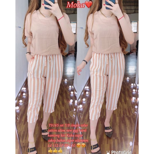 T9165 SETELAN WANITA KATUN BKK LD 112