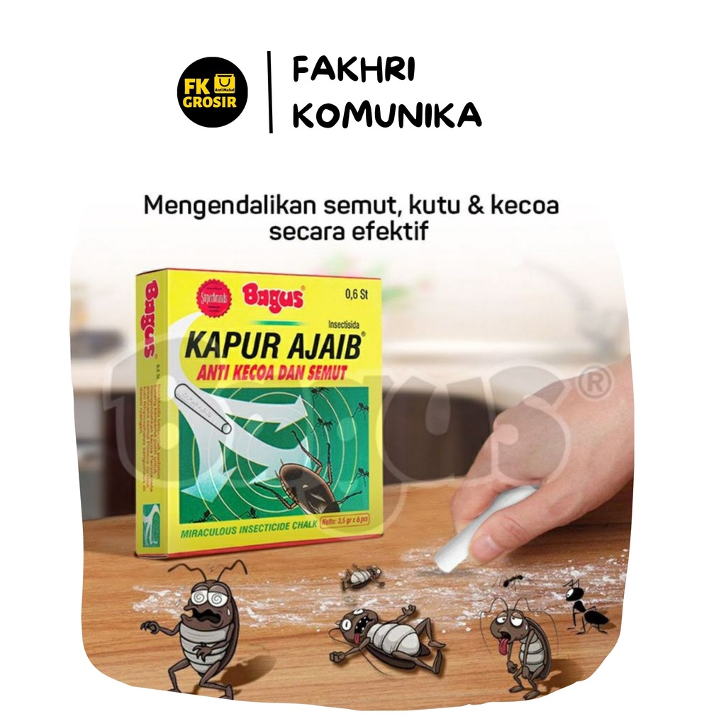 BAGUS KAPUR AJAIB 3'S(ISI 6PCS)ORIGINAL