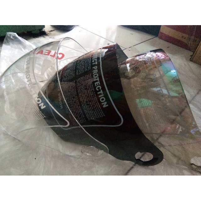 Visor Kaca Helm Vog Xtreme / navigator,  MAZ, GM ,GAG , nhk Aviator ori merk CLEAR