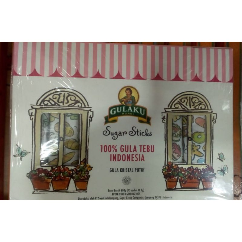 

Gulaku Sugar Stick 600gr (75 Sachet)