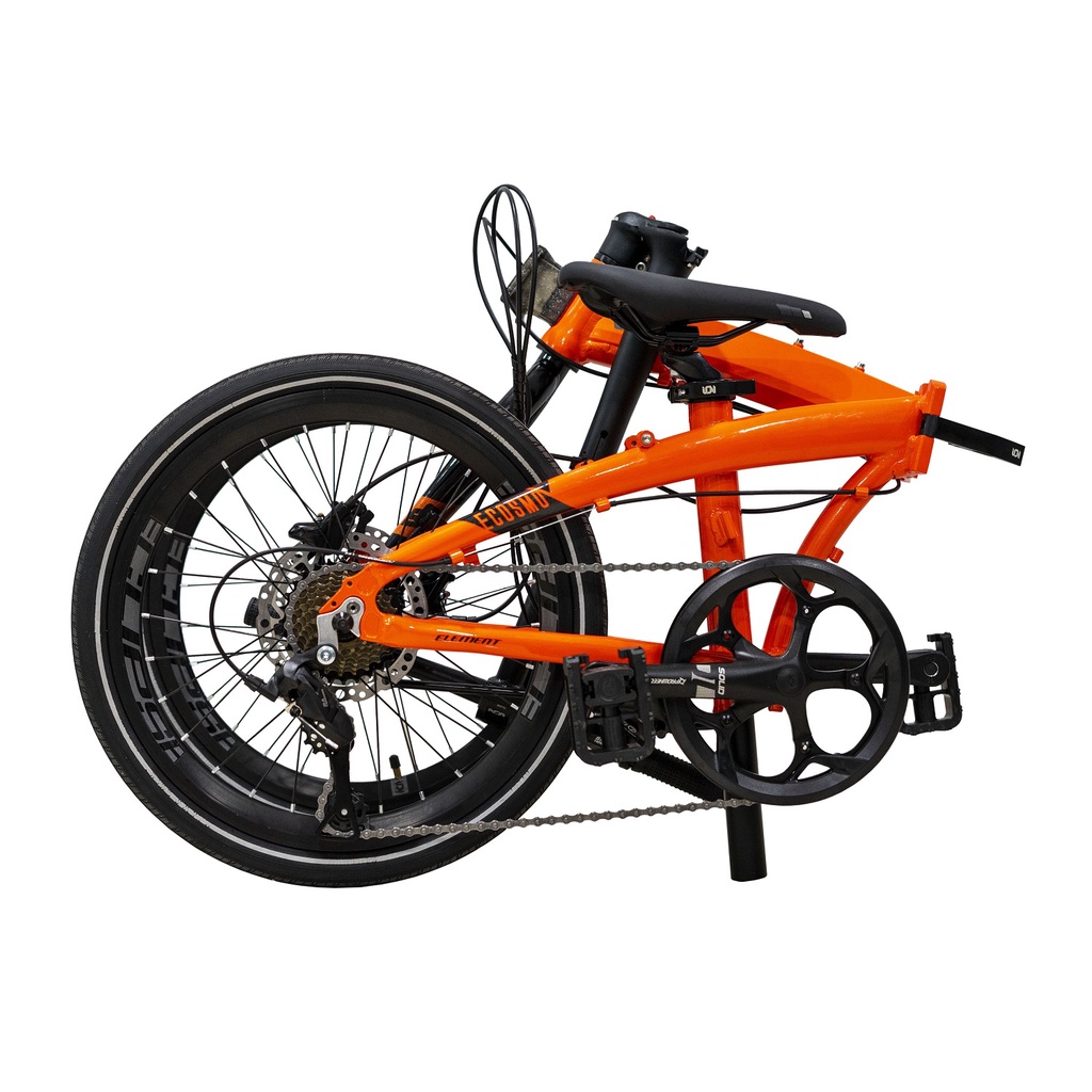 Sepeda Lipat Element Folding Bike Ecosmo 8 Speed Edisi Shopee-1