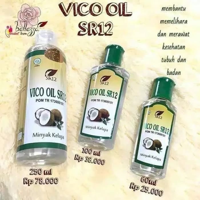 Vico Oil SR12 (Virgin Cconut OIl) 60ml