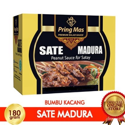 

⛄Natal❄️ Pring Mas Saus Kacang Sate Madura Ukuran 180gr