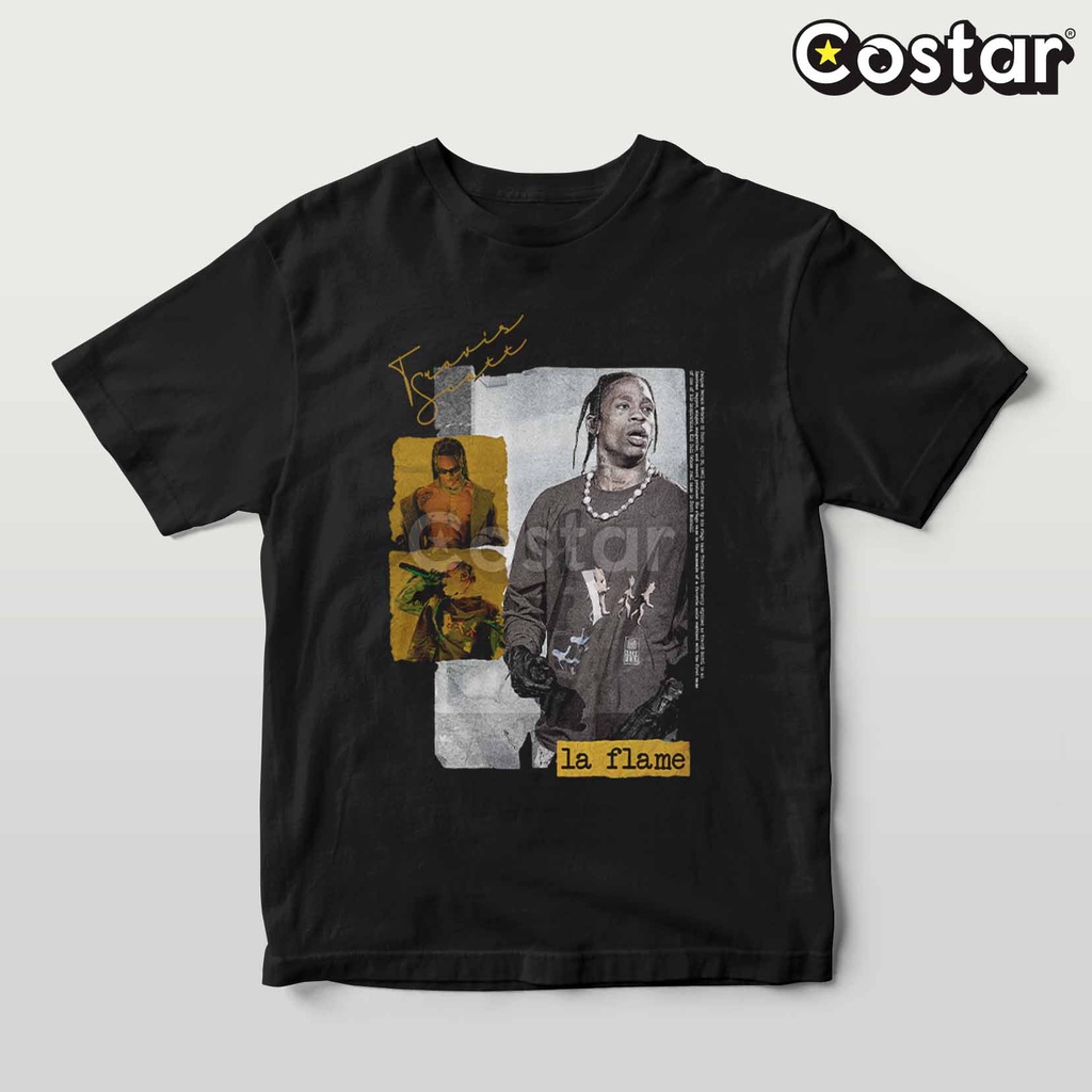 Kaos Travis Scott La Flame - Bootleg