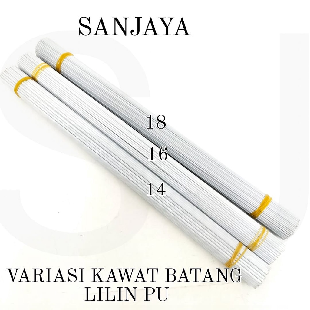 KAWAT TANGKAI BUNGA / TANGKAI KAWAT / KAWAT BUNGA LAPIS LILIN / KAWAT LILIN / VARIASI KAWAT BATANG LILIN