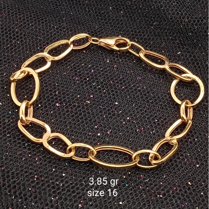 Gelang Emas 17K - 3.85 gr Kadar 750 - 849