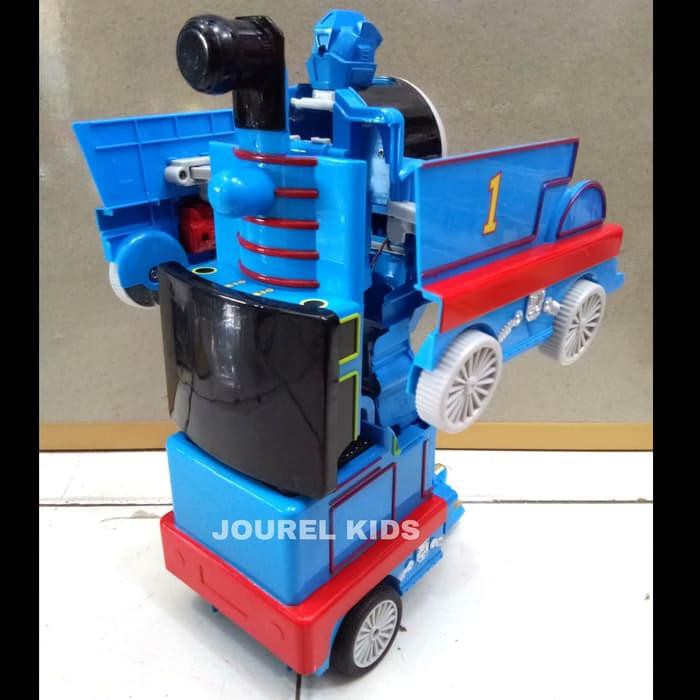 Promo mainan anak thomas Rc transformer robot deformation car Mobil remote Murah