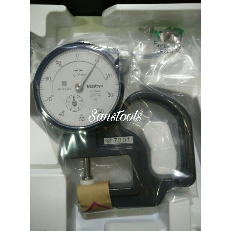 MITUTOYO 7301 DIAL THICKNESS GAUGE 010mm JAPAN